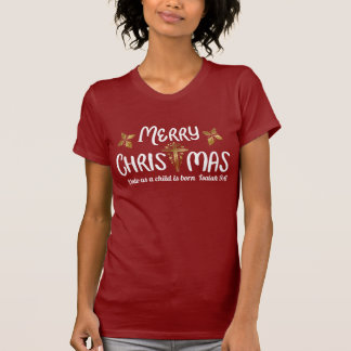 T-shirt Écriture sainte de Joyeux Noël