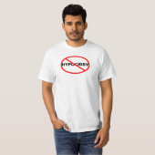 T-shirt Écriture sainte d'hypocrisie (Devant entier)