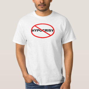 T-shirt Écriture sainte d'hypocrisie