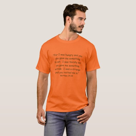 T-SHIRT ÉCRITURE SAINTE T-SHIRT/CUSTOMIZABLE DE MATTHEW (Devant entier)