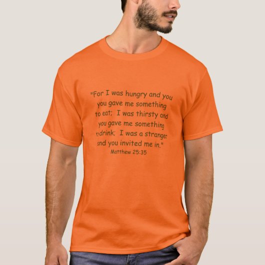 T-SHIRT ÉCRITURE SAINTE T-SHIRT/CUSTOMIZABLE DE MATTHEW (Devant)