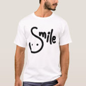 T-shirt Écriture souriante (Devant)