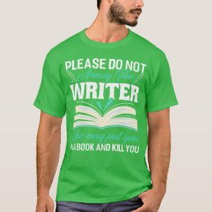 T-shirt Écrivain de livre Au Littérature Bouffon d'écritur
