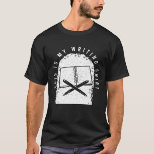 T-shirt Écrivains Tenue Pour Un De L'Écriture De Livre