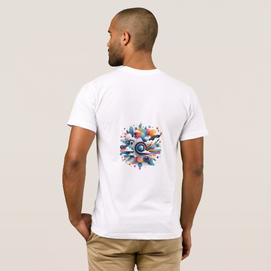 T-shirt écrivez une brève description sur mon zazzle store (Dos entier)