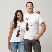 T-shirt Écrou #1 de violon (Unisexe)
