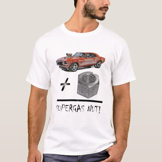 T-shirt Écrou de Supergas (Devant)