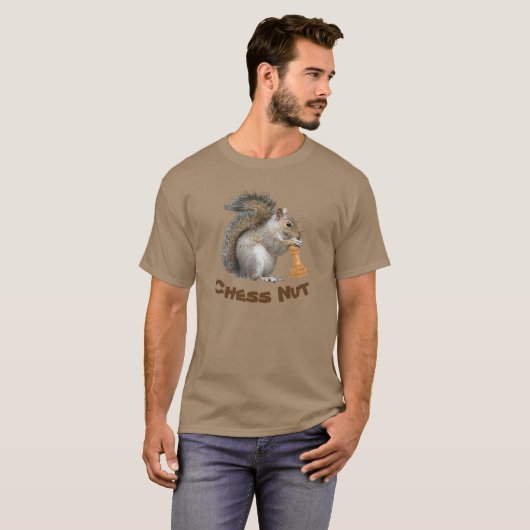 T-shirt Écrou d'échecs (Devant entier)