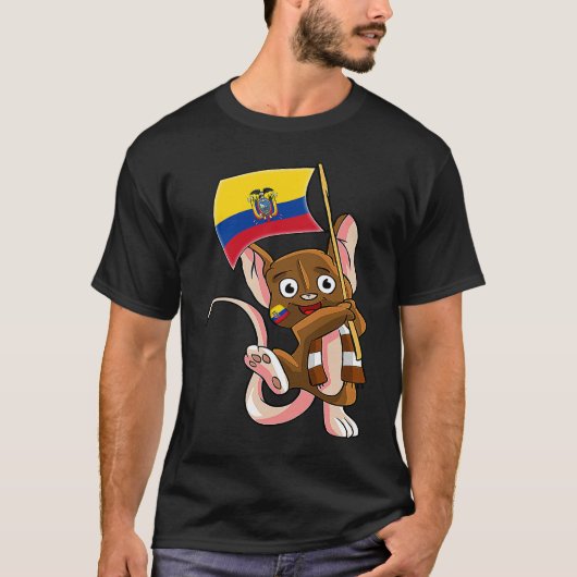 T-shirt Ecuador Fan Mouse (Devant)
