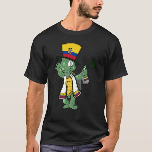 T-shirt Ecuador Fan Tortoise (Devant)