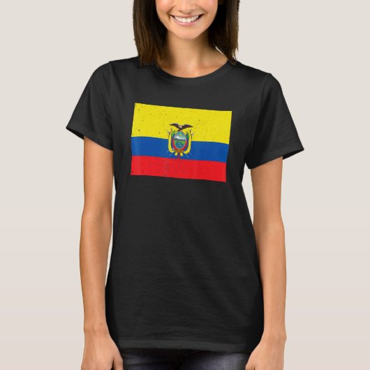 T-shirt Ecuadorian Ecuador Flag Pride Ecuadorian Flag (Devant)