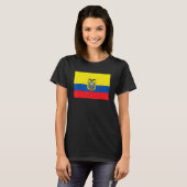 T-shirt Ecuadorian Ecuador Flag Pride Ecuadorian Flag (Devant entier)