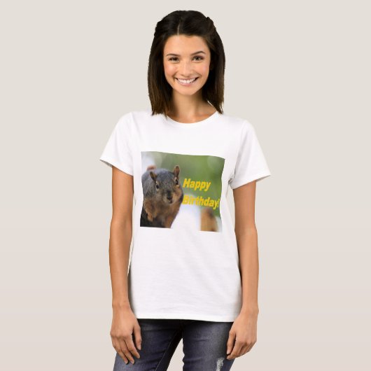 T-shirt Écureuil (Devant entier)