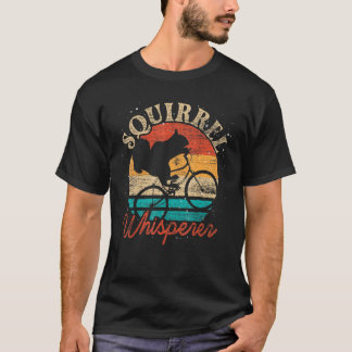 T-shirt Écureuil à écureuil rétro Cycliste animal écureuil
