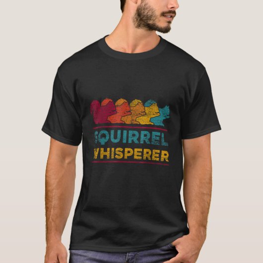 T-shirt Écureuil amateur d'écureuil vintage chuchoteur d'é (Devant)