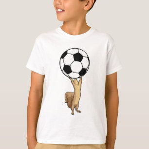 T-shirt Écureuil avec balle de football