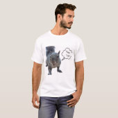 T-shirt Écureuil chic au texte personnalisé (Devant entier)