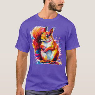 T-shirt Écureuil coloré 7