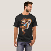 T-shirt Écureuil Cowboy (Devant entier)