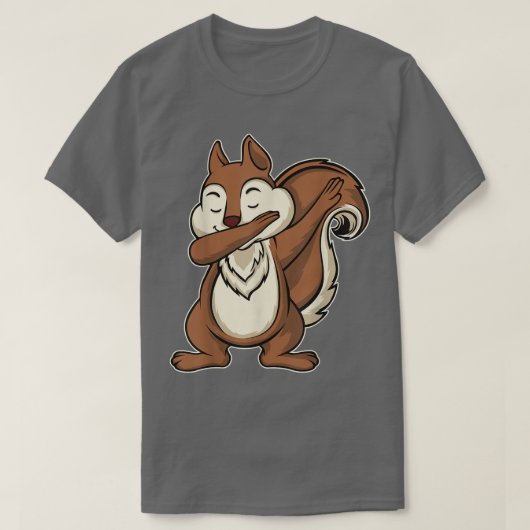T-shirt Écureuil Dabbing Dabbing (Design devant)