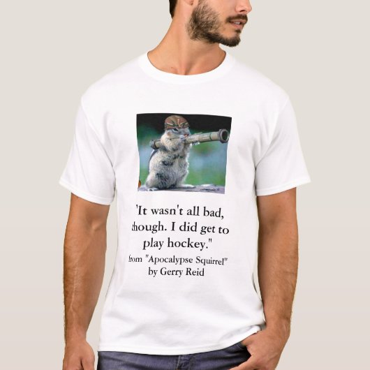 T-shirt Écureuil d'apocalypse (Devant)