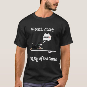 T-shirt Écureuil de chat rapide de chien avec Shiba tonner