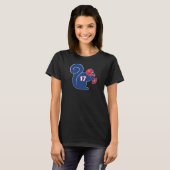 T-shirt Écureuil de football de Buffalo (Devant entier)
