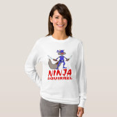 T-shirt Écureuil de Ninja (Devant entier)