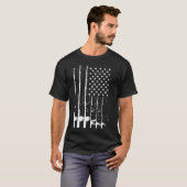 T-shirt Écureuil de Noël (Devant entier)