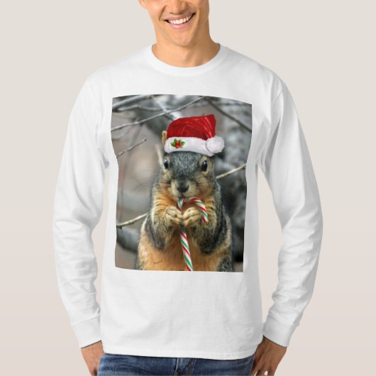 T-shirt Écureuil de Noël (Devant)