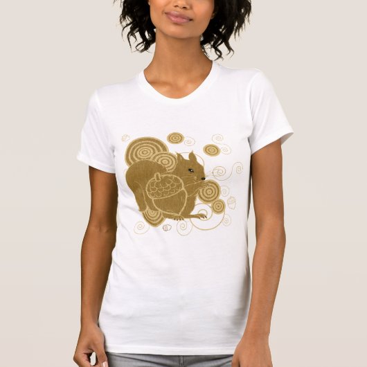 T-shirt Écureuil de Squirelly (Devant)