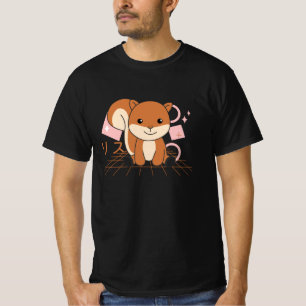 T-shirt Écureuil doux Animaux japonais Japon Kawaii