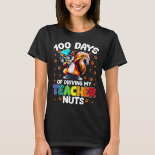 T-shirt Écureuil drôle 100 jours à rendre mon professeur f