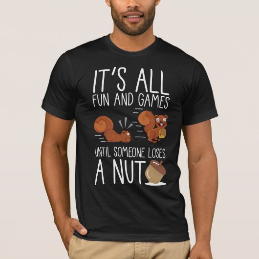 T-shirt Écureuil d'un rongeur nut (Devant)