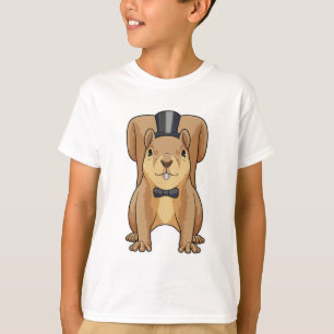 T-shirt Écureuil en marié avec costume