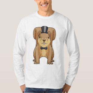 T-shirt Écureuil en marié avec costume