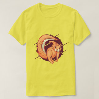 T-shirt Écureuil furtif
