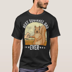 T-shirt Écureuil Le meilleur père d'écureuil pour moi