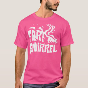 T-shirt Écureuil Moufette Animal Drôle Mignon Cheveux