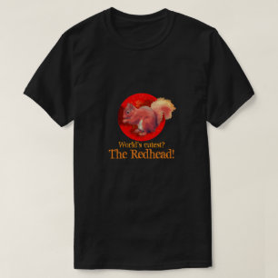 T-shirt écureuil rouge