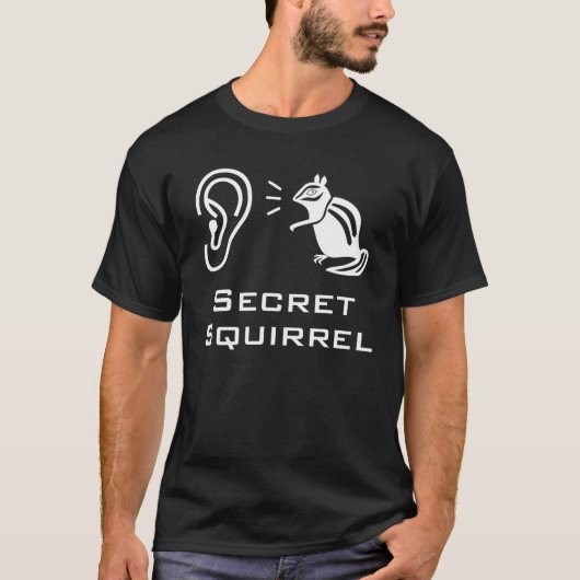 T-shirt Écureuil secret (Devant)
