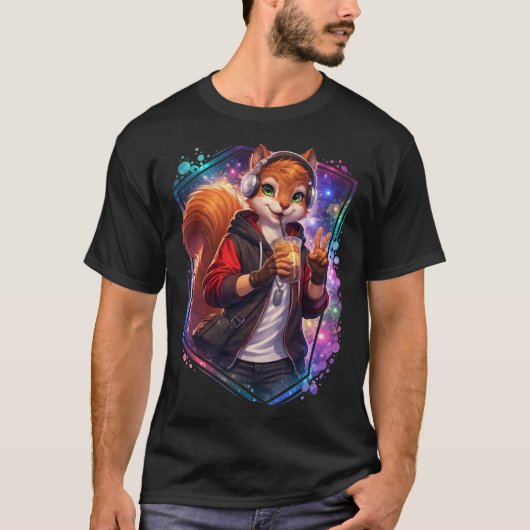 T-shirt Écureuil urbain (Devant)