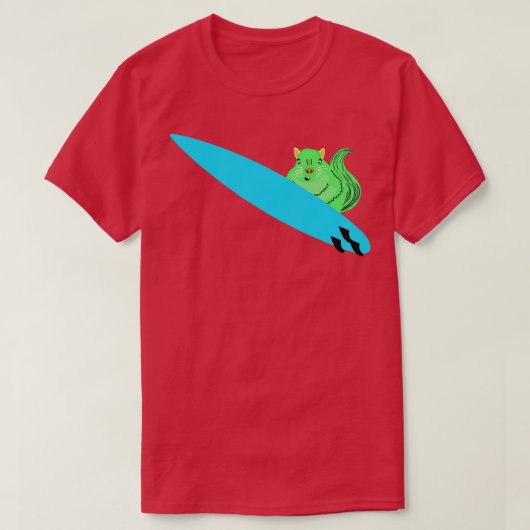 T-shirt Écureuil vilain 605 Surf (Design devant)