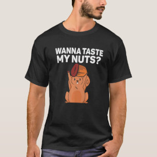 T-shirt Écureuil Wanna goûter mes noix