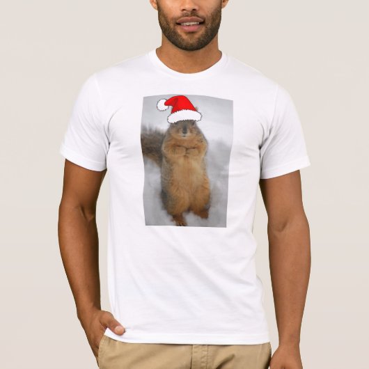 T-shirt Écureuils de Noël (Devant)