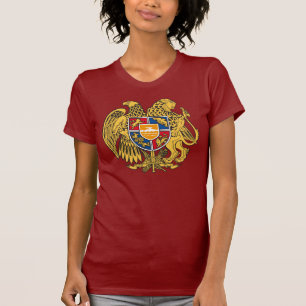 T-shirt Écusson Republic Armenia Arménie Mme Shirt
