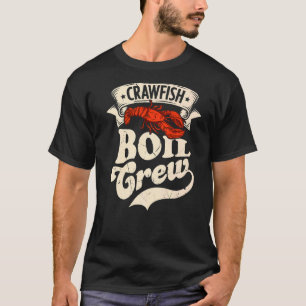 T-shirt Écuve de poisson-crevette Écris Fête de fruits de 