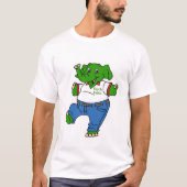 T-shirt Ecycle Eddie dit : "Pensez à Ecycle-it" (Devant)