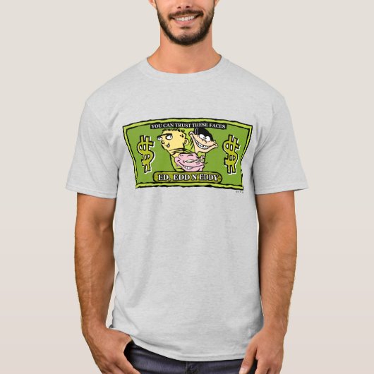 T-shirt Ed, Edd, n Eddy Dollar Bill (Devant)