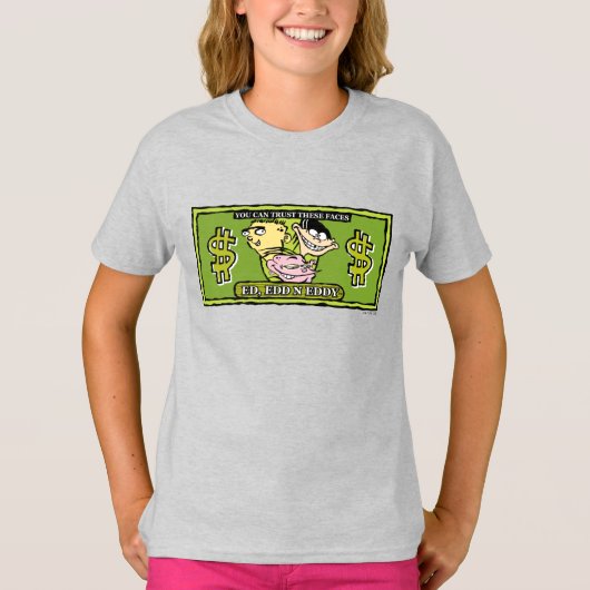 T-shirt Ed, Edd, n Eddy Dollar Bill (Devant)